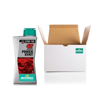 CAJA ACEITE MOTOREX TOP SPEED 15W-50 4T 1L (10 UNIDADES)
