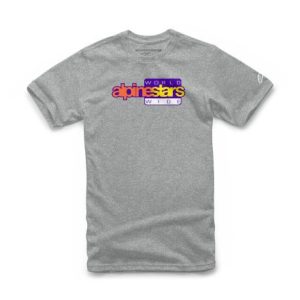 POLERA ALPINESTARS WORLD WIDE AGAIN GREY