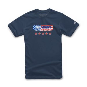 POLERA ALPINESTARS USA AGAIN NAVY