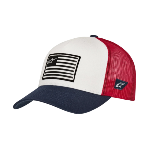 GORRO ALPINESTARS FLAG SNAPBACK WHITE/NAVY