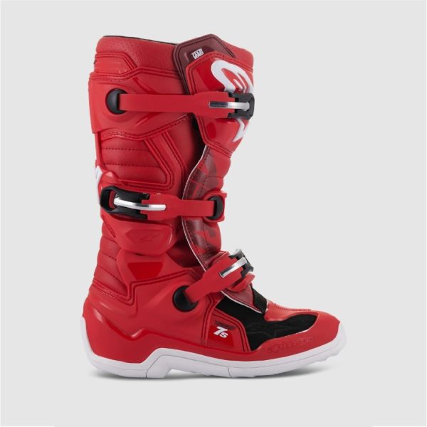 BOTA ALPINESTARS TECH 7S YOUTH RED - Imagen 2