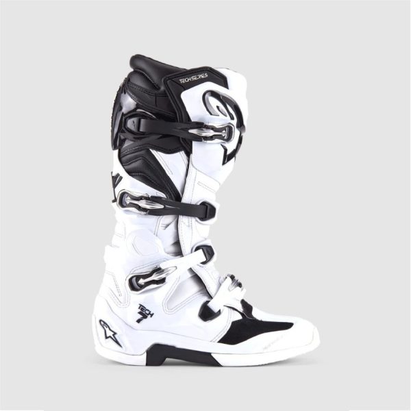 BOTA ALPINESTARS TECH 7 WHITE/BLACK - Imagen 2