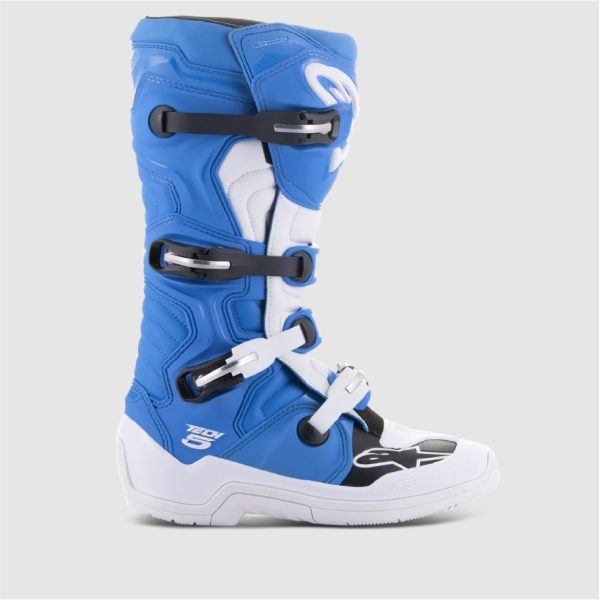 BOTA ALPINESTARS TECH 5 BLUE/WHITE - Imagen 2