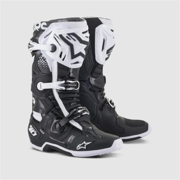 BOTA ALPINESTAS TECH 10 BLACK/WHITE