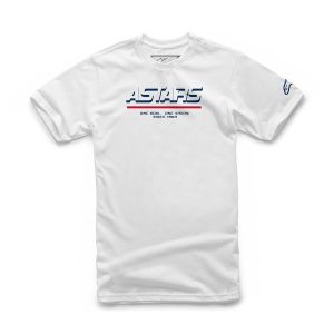 POLERA ALPINESTARS USA AGAIN WHITE
