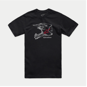 POLERA ALPINESTARS MX HELMET CSF BLACK