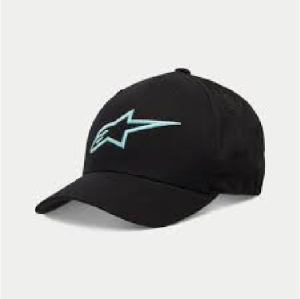 GORRO ALPINESTARS AGELESS CURVE HAT BLACK/AQUA
