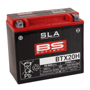 BATERÍA BS BATTERY BTX20H SLA (BTX20) (ACTIVADA)