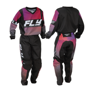 Traje Fly Racing F-16 Youth Aqua Black Pink