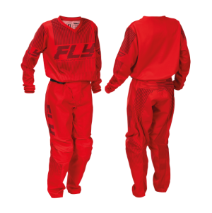 Traje Fly Racing F-16 Youth Red