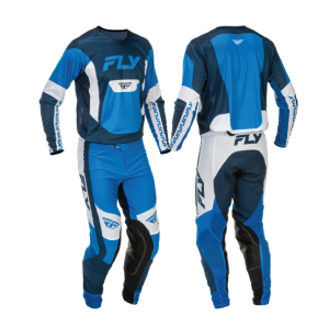 Traje Fly Racing Lite Blue White
