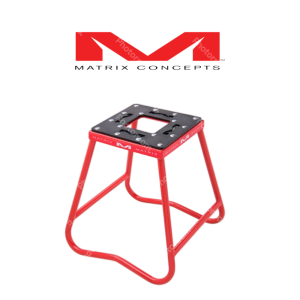 STAND ACERO PARA MOTO MATRIX CONCEPTS C-1 ROJO