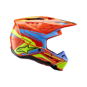 CASCO ALPINESTARS S-M5 ACTION ORANGE/CYAN/YELL