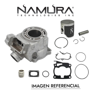 CILINDRO COMPLETO NAMURA YAMAHA YZ-125 05/23 (PISTON-EMPAQUE SUP-CANASTILLO)