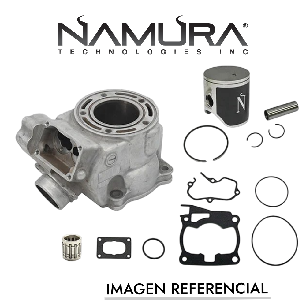 CILINDRO COMPLETO NAMURA YAMAHA YZ-125 05/23 (PISTON-EMPAQUE SUP-CANASTILLO)
