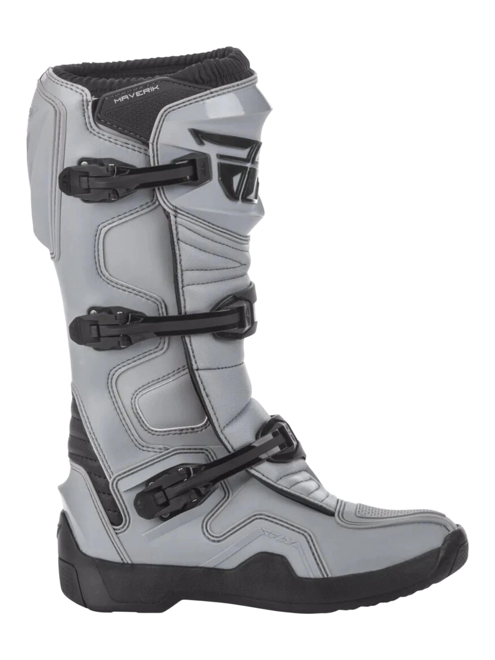 BOTA FLY RACING MAVERIK GREY/BLACK - Imagen 2