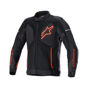 CHAQUETA VIPER V3 AIR JACKET NEGRO/ROJO BRILLANTE