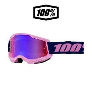 ANTIPARRA 100% STRATA 2 PURPLE RED/BLUE MIRROR LENS