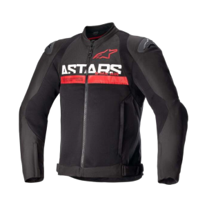 CHAQUETA ALPINESTARS SMX AIR JACKET NEGRO/ROJO FLUOR