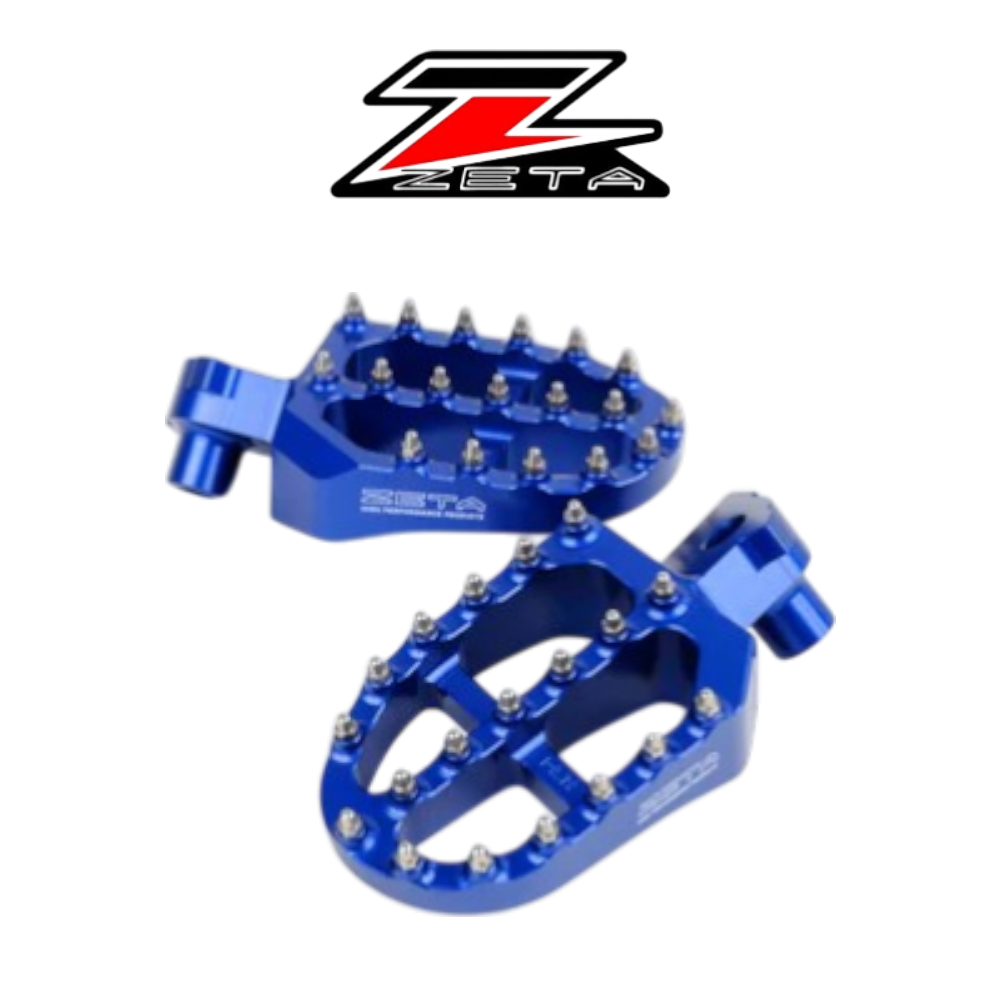 ESTRIBOS ALUMINIO ZETA AZUL YAMAHA YZ 65/85/125/250/450