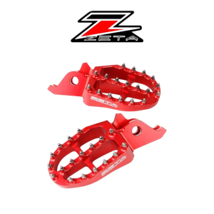 ESTRIBOS ALUMINIO ZETA ROJO HONDA CRF 125R/150R/250R/450R