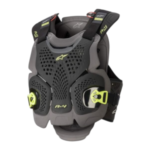 JOFA ALPINESTARS A-4 MAX NEGRO ANTRACITA/AMARILLO FLUOR