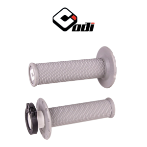 PUÑOS ODI NO-WAFFLE GRIPS V2.1 LOCK-ON GREY SOFT