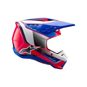 CASCO ALPINESTARS S-MS CORP HELMET RED/BLUE/WHITE