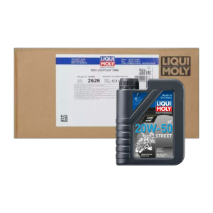 CAJA ACEITE LIQUIMOLY STREET 20W-50 4T 1L (6 UNIDADES)