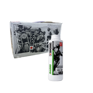 CAJA ACEITE IPONE R4000 RS PLUS SEMI-SINTETICO 10W-30 1LT (15 UNIDADES)