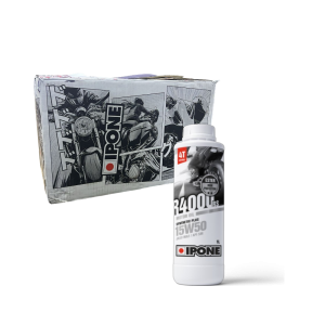 CAJA ACEITE IPONE R4000 RS PLUS SEMI-SINTETICO 15W-50 1LT (15 UNIDADES)