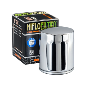 FILTRO ACEITE HIFLOFILTRO HARLEY DAVIDSON FAT BOY CROMADO (HF-171)