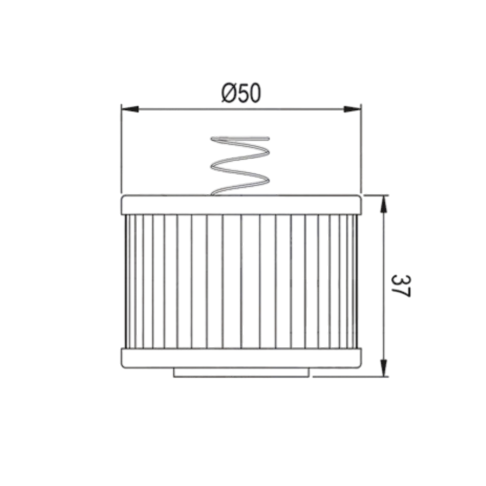 FILTRO ACEITE HIFLOFILTRO ROYAL ENFIELD (HF-511) - Imagen 2