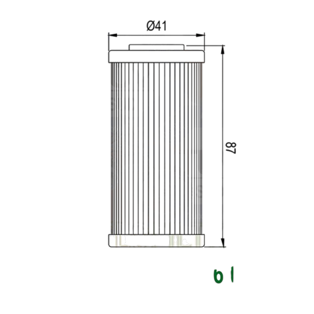 FILTRO ACEITE HIFLOFILTRO SHERCO/HUSQVARNA (HF-611) - Imagen 2