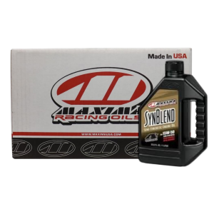 CAJA ACEITE MAXIMA RACING OILS SYN BLEND 10W-40 4T 1L (12 UNIDADES)