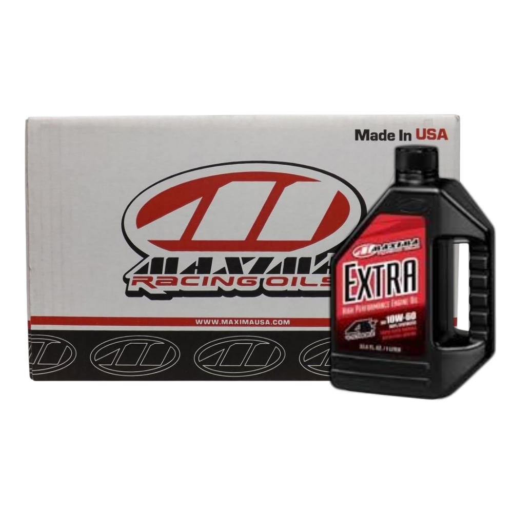 CAJA ACEITE MAXIMA RACING OILS EXTRA 10W-60 4T 1L (12 UNIDADES)