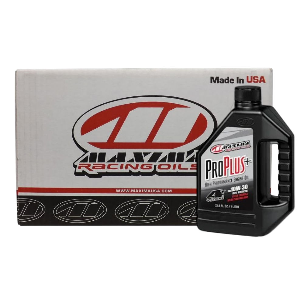 CAJA ACEITE MAXIMA RACING PRO PLUS+ 10W-30 4T 1L (12 UNIDADES)