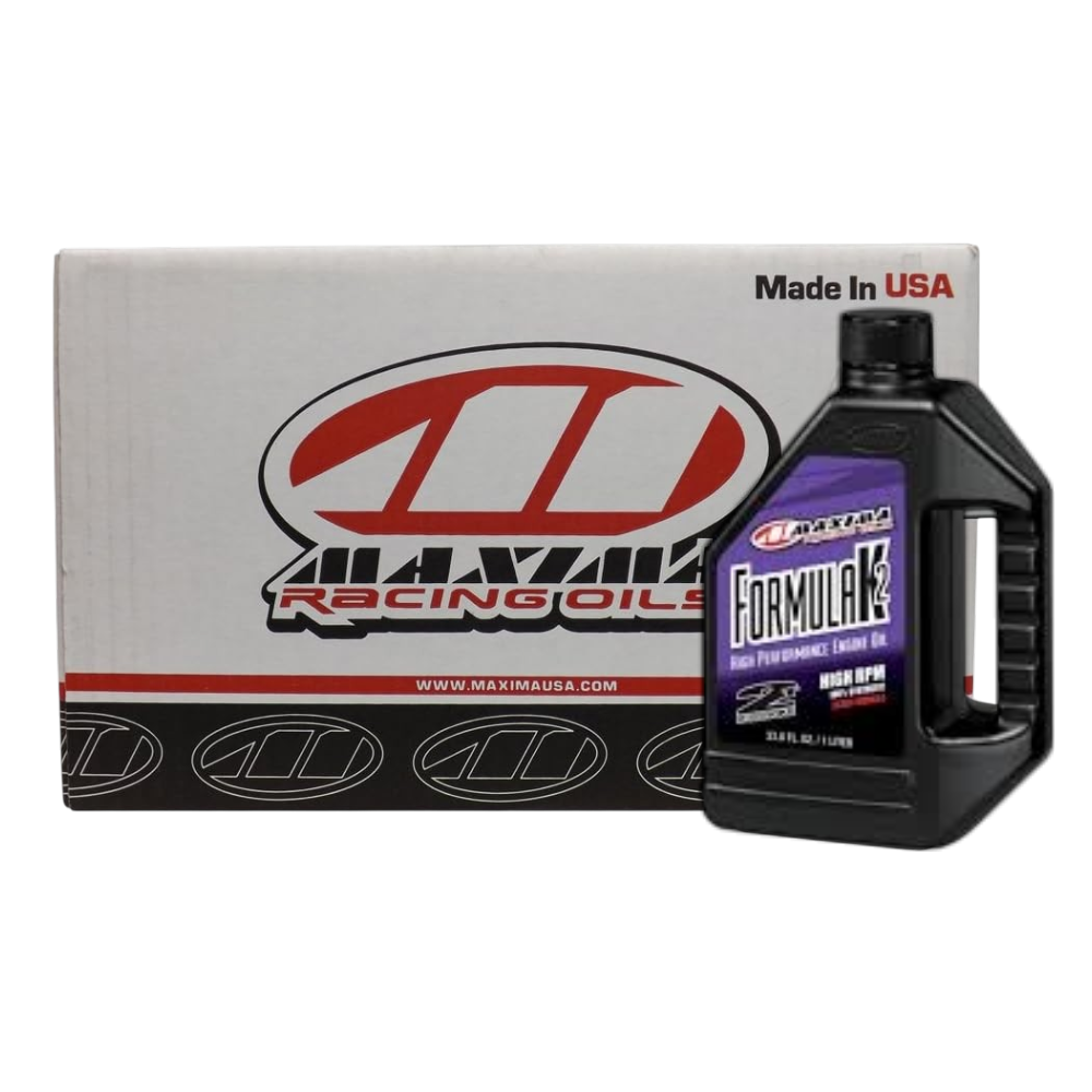 CAJA ACEITE MAXIMA RACING OILS FORMULA K-2 2T 1L (12 UNIDADES)
