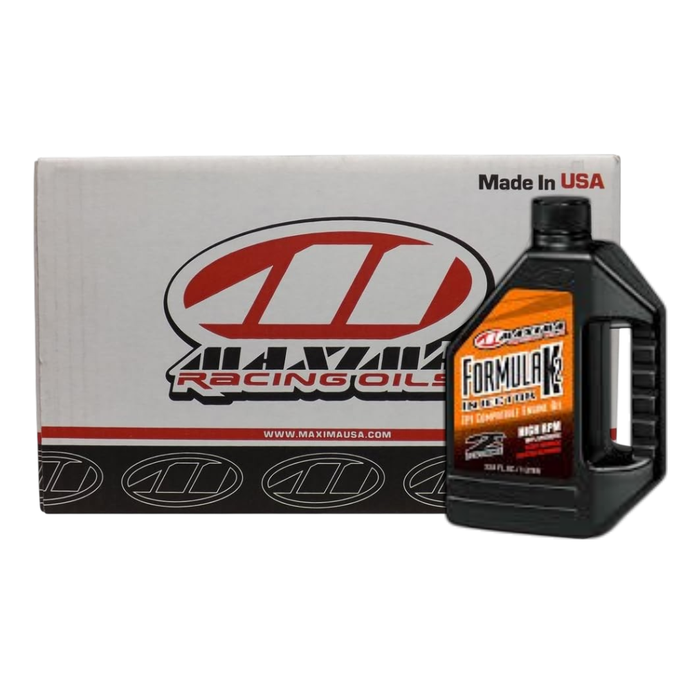 CAJA ACEITE MAXIMA RACING OILS FORMULA K2 TPI 2T 1L (12 UNIDADES)