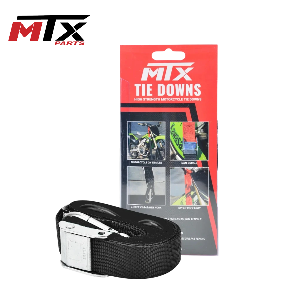 TIE DOWNS MTX C/TIRANTE 1.5” HEAVY DUTY NEGRO