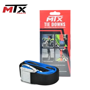 TIE DOWNS MTX C/TIRANTE 1.5” HEAVY DUTY NEGRO/AZUL