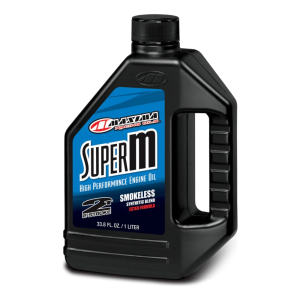 ACEITE MAXIMA RACING OILS SUPER M RACING SMOKELESS PREMIX 2T 1L