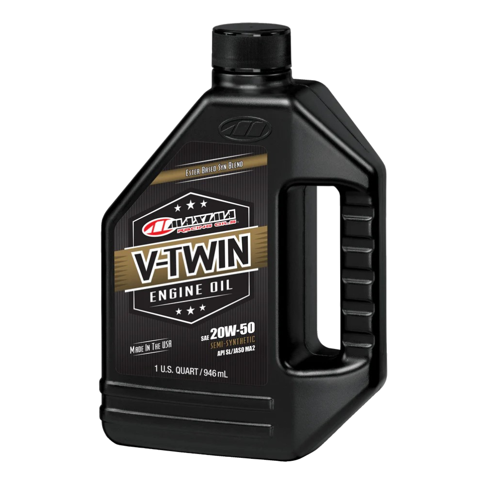 ACEITE MAXIMA RACING OILS V-TWIN SYNTHETIC BLEND ESTER 20W-50 4T 946 ML