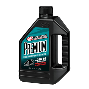 ACEITE MAXIMA RACING OILS PREMIUM 20W-50 RACING PEAC 4T 1L