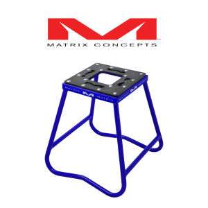 STAND ACERO PARA MOTO MATRIX CONCEPTS C-1 AZUL