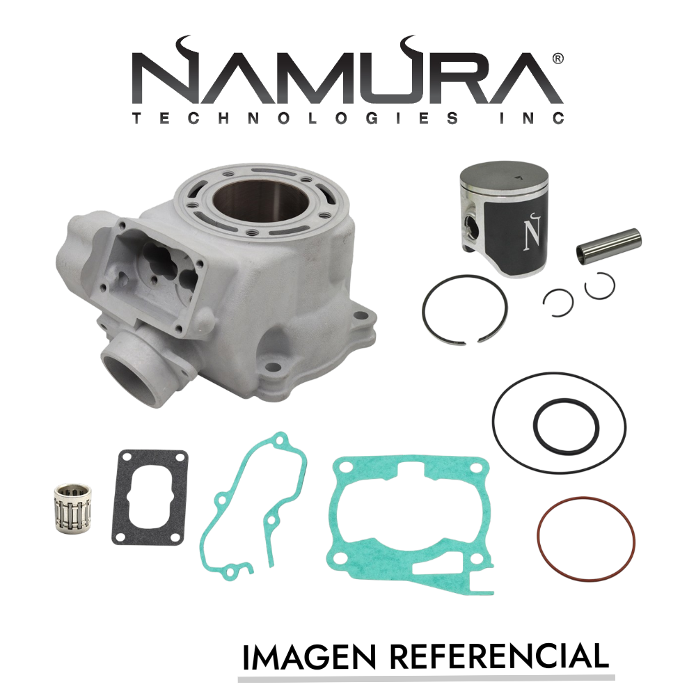 CILINDRO COMPLETO NAMURA KTM SX-85 18/26 (PISTON-EMPAQUE SUP-CANASTILLO)