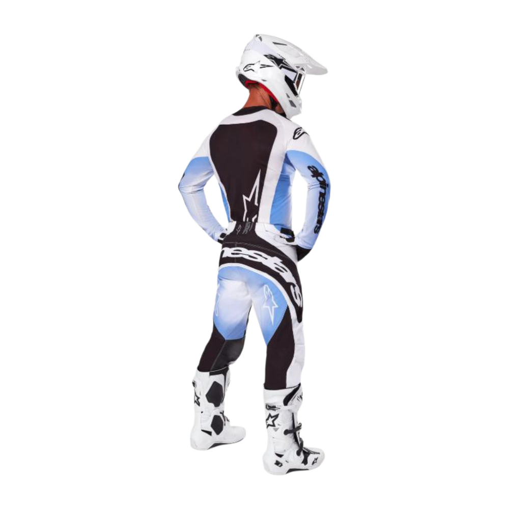 TRAJE ALPINESTARS 2025 MELT TECHSTAR ROJO NEGRO/AZUL - Imagen 2