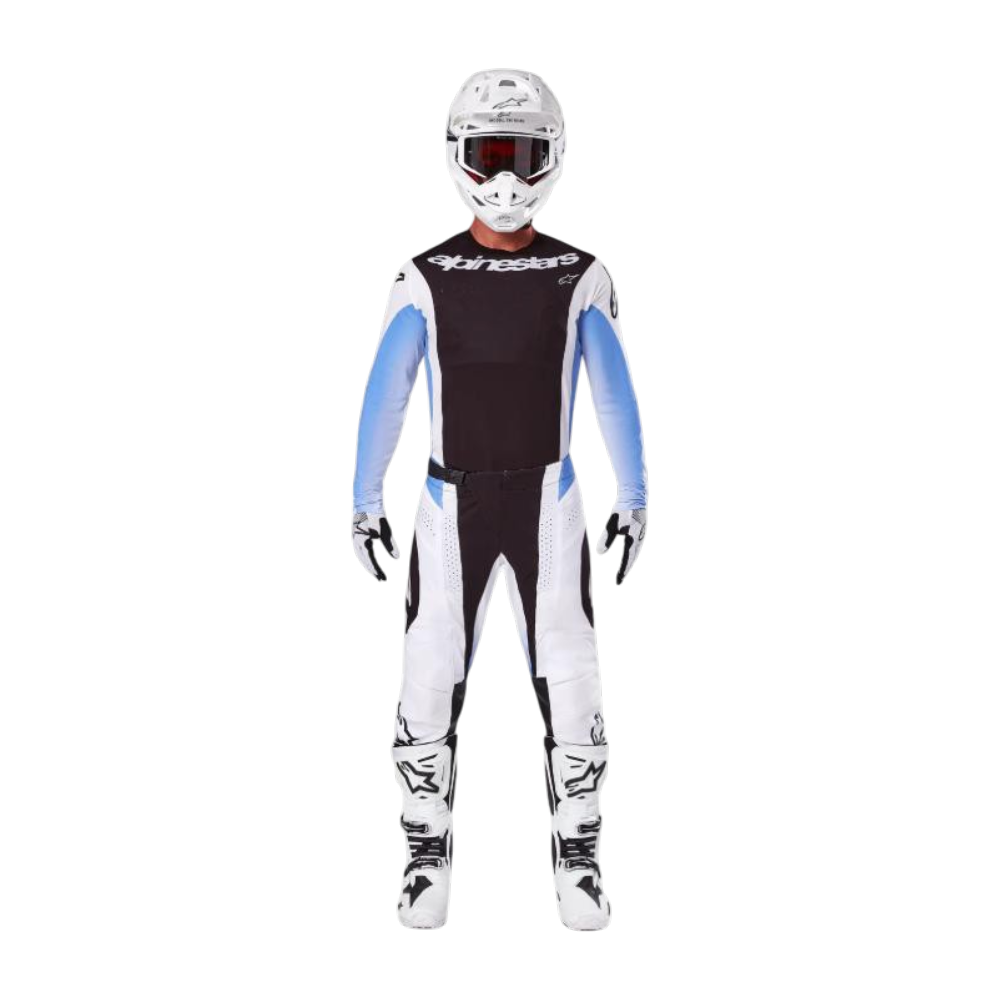 TRAJE ALPINESTARS 2025 MELT TECHSTAR ROJO NEGRO/AZUL