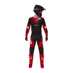 TRAJE ALPINESTARS 2025 RACER VEIL NEGRO ROJO