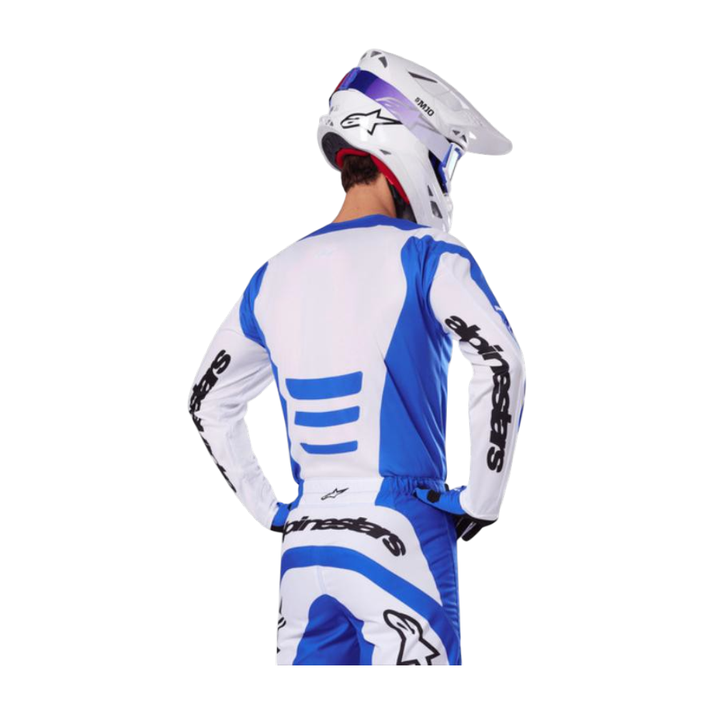 TRAJE ALPINESTARS 2026 FLUID AZUL/BLANCO - Imagen 2